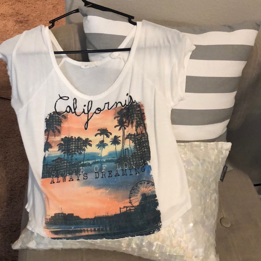 White crop top